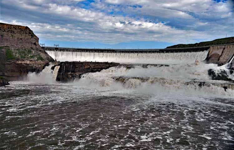 fall and dam